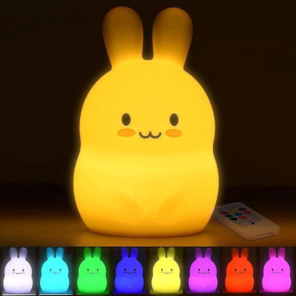 LED-nattlampor, LED-nattlampor lampor i silikon med touch-brytare
