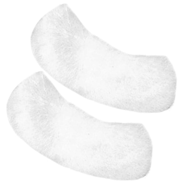 1 pari tossuja koristeellisilla muhkeilla kengännauhojen päällisillä, koristetossut ja sandaalitarvikkeet (18.00X4.50X1.00CM, valkoinen)