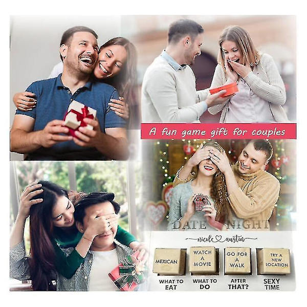 Terningspill for par på date night - Morsomme romantiske jubileumsgaver i tre for ham A
