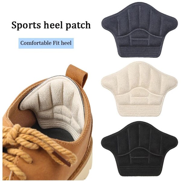 Sneakers häl skydd män damer häl pad sport innersula justera storlek hög klack foder grepp smärtlindring plåster fotvård inlägg 1 st