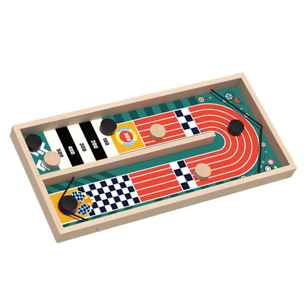 Trä Barnskrivbord Studsande Schackspår Förälder-Barn Interaktivt Spel Leksak