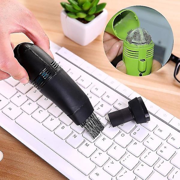 Tangentbordsrengörare Stark sugkraft Bärbar Mini Usb Dammsugare Handhållen Tangentbordsdammborste För Dator Jikaix（Gul）