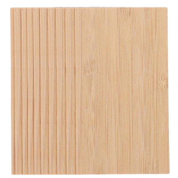10 kappaletta keskeneräistä puista suorakaiteen muotoista paperia Decoupage DIY suorakaiteen muotoinen paperi decoupage bambusta käsityöt lahjalaput (kuten kuvassa)