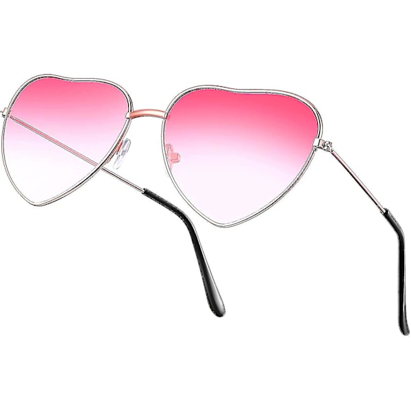 70s Retro Style Heart Shaped Sunglasses