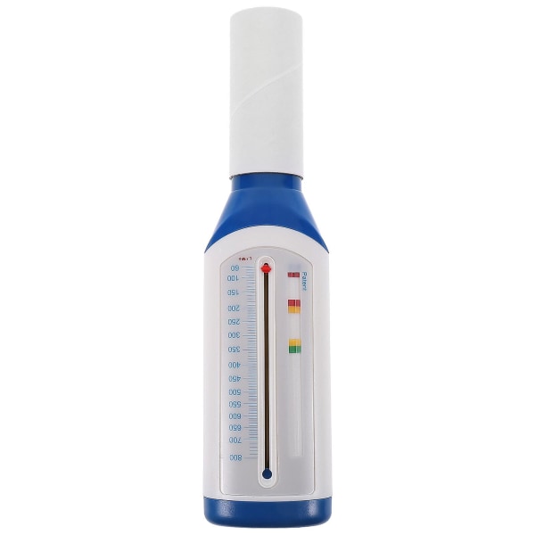 Bärbar spirometer toppflödesmätare Lungastmadetektor Expiratoriskt flöde Vuxen andningsfunktionsmonitor (storlek 1, som visas)