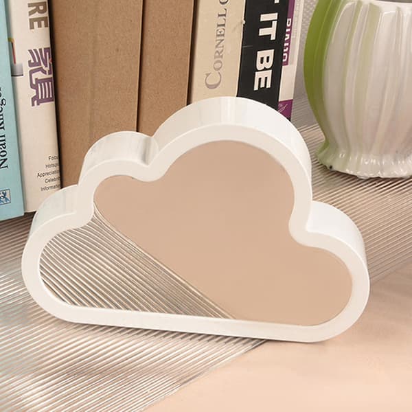 Cloud Mirror Tulip Lamp, Hand Craft Diy Tulips Mirror Night Light Tw（Gul）