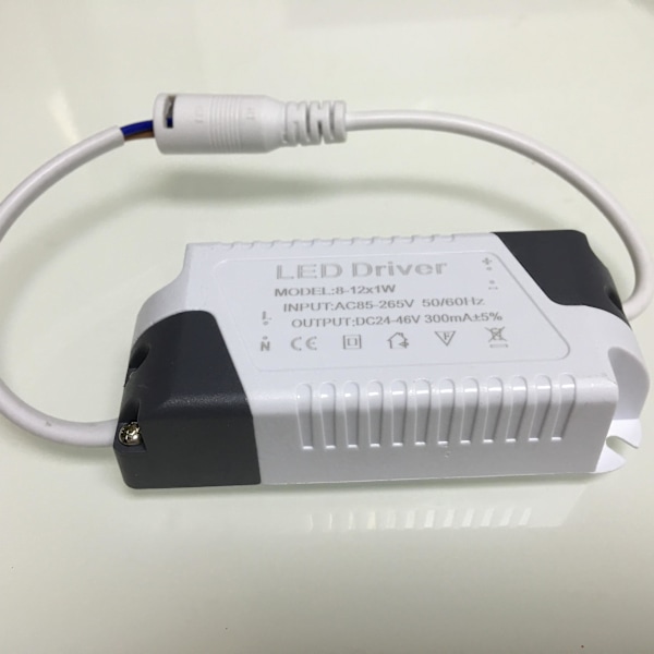 LED-drivrutin för 8-12W LED-panellampa A4 utan varumärkescertifiering CE RoHS