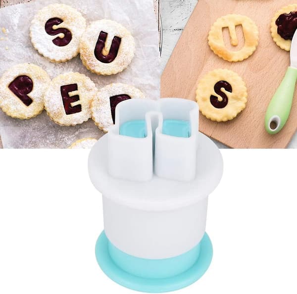 Sett med 26 kakeform - Bokstaver og tall kakeform bakeutstyr Tiny