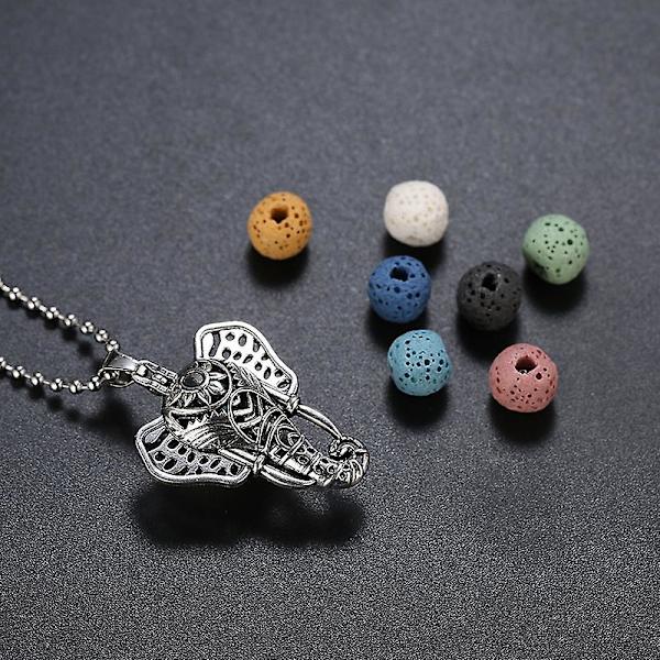 Eteriska oljor Diffuser Halsband, Smycken Uggla Aromaterapi Hänge Halsband Aromaterapi Kvinnor Sautoir Femme Fantasy Lång