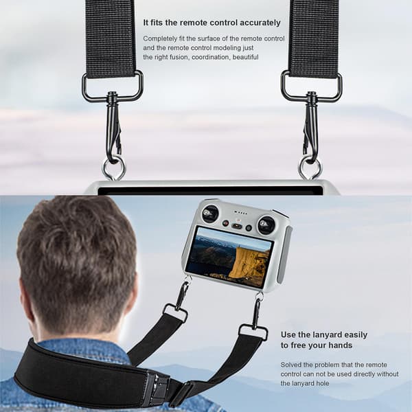 Nakkestropp (DJI RC) Vanntett bomullssmart kontrollerlanyard