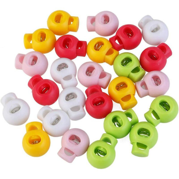 Gap Cord Plugs, Runda, Ball Rocker, Plast, Slumpmässig Färg, 25-pack (Slumpmässig Färg)