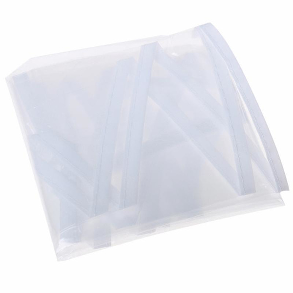 1 stk. Beskyt Frisure Regnhat Plastik Bonnet Til Kvinder Og Dame Klar