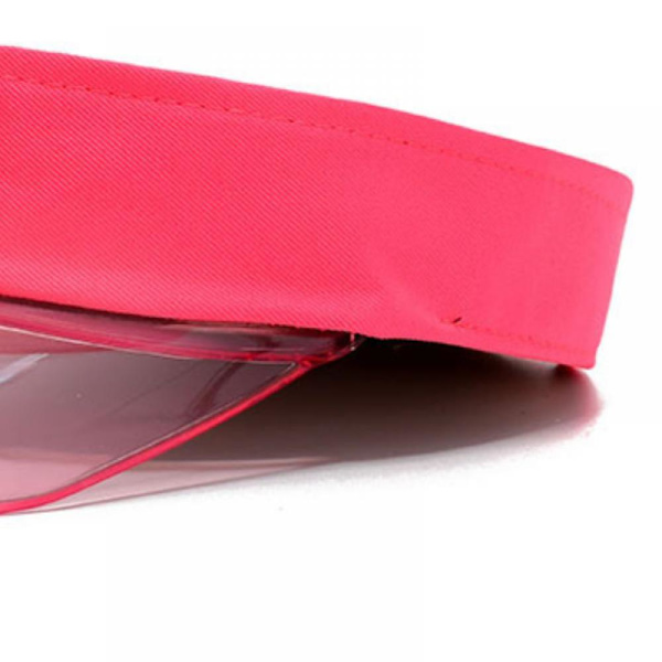 Solhatt, bred brätte solhatt mjuk polyester, justerbart spänne hopfällbar design idealisk för resor och strandsemester resor och sport (mörkrosa