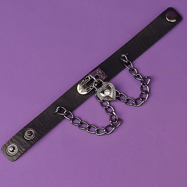6 st Punk Läder Nitar Armband, Personliga Armband Smycken Tillbehör För Par Present