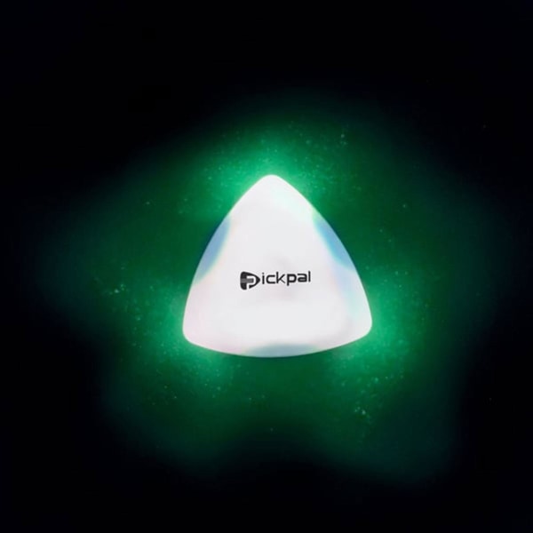 Beat Picks-Beatpicks Lysende Guitar Pick, LED Guitar Pick Ukulele Picks Guitar（Grøn）