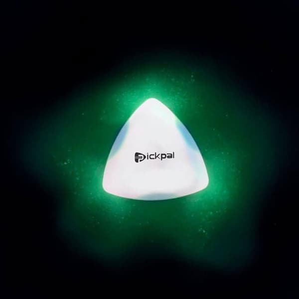 Beat Picks - Beatpicks valaiseva kitaraohio, LED-kitaraohio ukulele-plektrat kitara (vihreä)