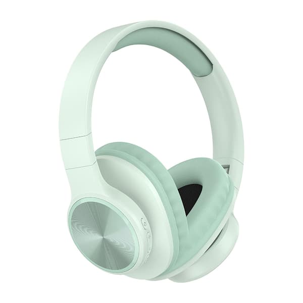 Bluetooth-headset med mikrofon Trådlöst headset med mikrofon Bluetooth 5.3 Headset 10 timmars arbetstid Brusreducerande Bluetooth-headset（Grön）