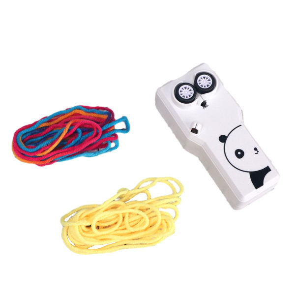 Rope Launcher Propel String Rope Push Thruster Controller Cord Shooter (Hvid)
