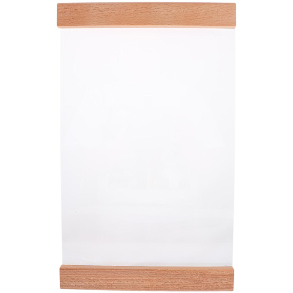 Akryl fotoram certifikat display rack akryl vägg lärare filhållare A4 väggram (35.00X21.00X1.80CM, som visas på bilden)