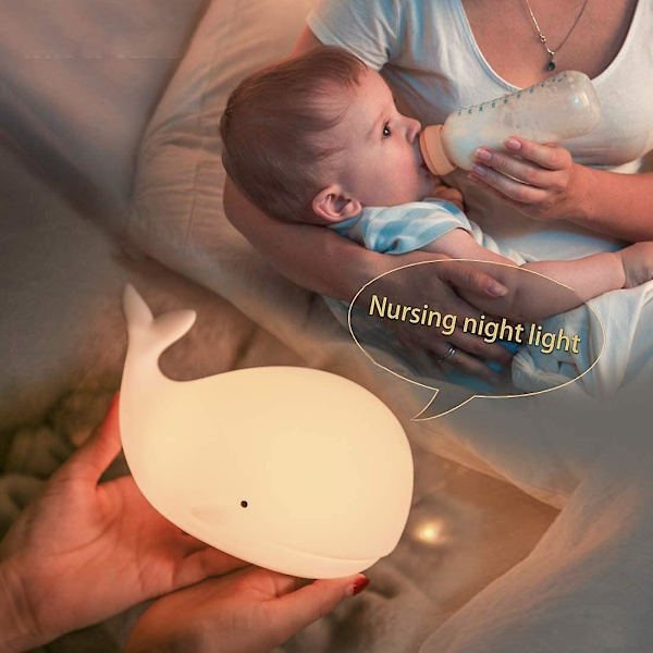 LED-natlamper, silikone-natlamper, natlamper med berøringsstyring, farveskift