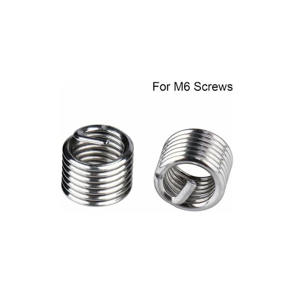 30 st M6 Helicoil-kit M6 x 1 mm gängreparationskit M6 Helicoil-insatser