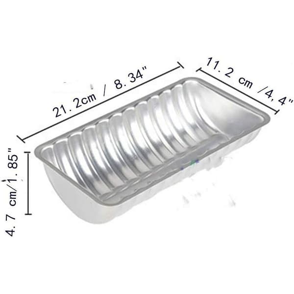 2-pack Non-stick Bakformar, 8.4cm Runda Aluminium Non-stick Bakformar