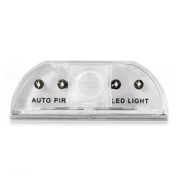 LED Intelligent Sensor Natlys Dørlås Sensor Lys (sølv)