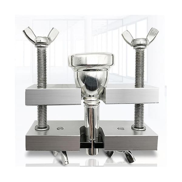 Munntrekk-separator Dial Munnstykke Trekker Messing Instrument Trekker (Sølv)