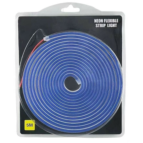 12V LED-list, flexibel LED-list för inomhusdekoration, isblå, 5m