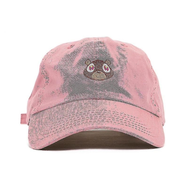 Kanye West Ye Bear Dad Hat Lovely Baseball Cap Sommar För Män Kvinnor Snapback Caps Unisex Exklusiv Release Hip Hop Hot Style Hat（svart）