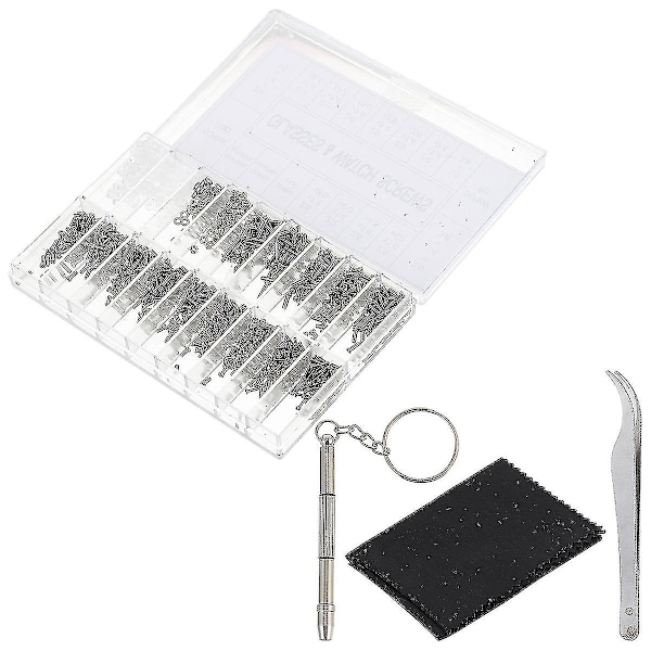 1000 st/set Glasögon Reparationsverktyg För Glasögon Solglasögon Klockglasögon Reparation