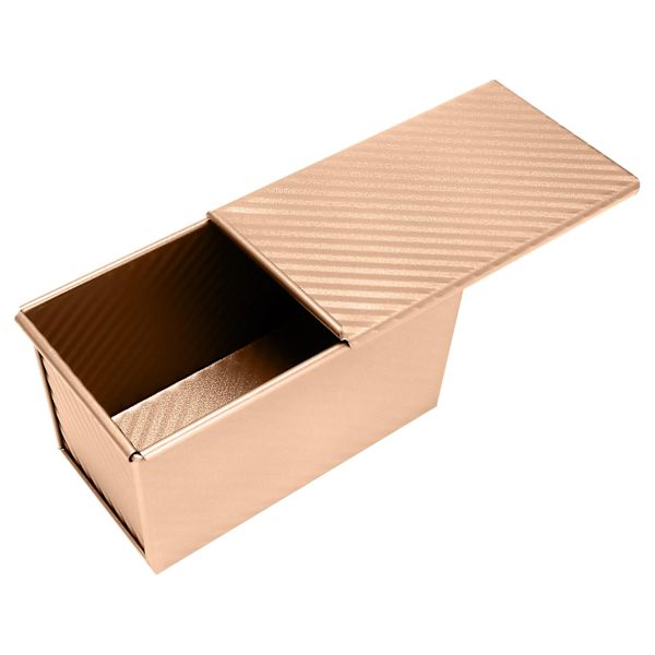 Bakform Pullman med lock, brödform med lock, rektangel för ugn, degkavitet