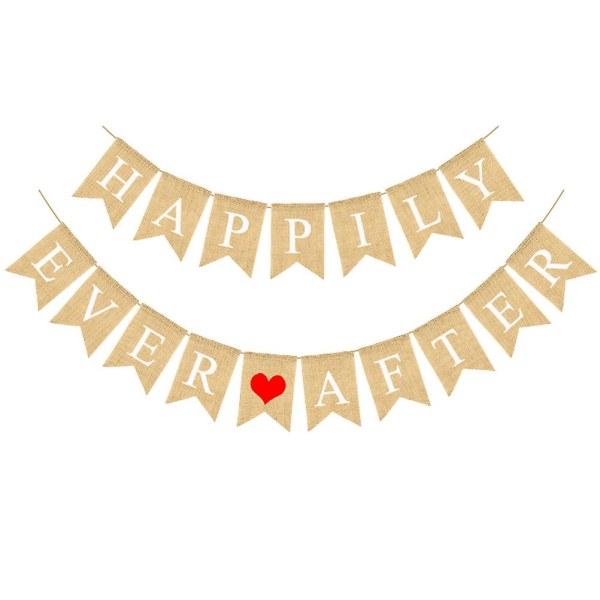 Set Dovetail Banner Dekoration Vimpel Fest Garland Arrangemang Fest Rekvisita (18X13cm, Vit)