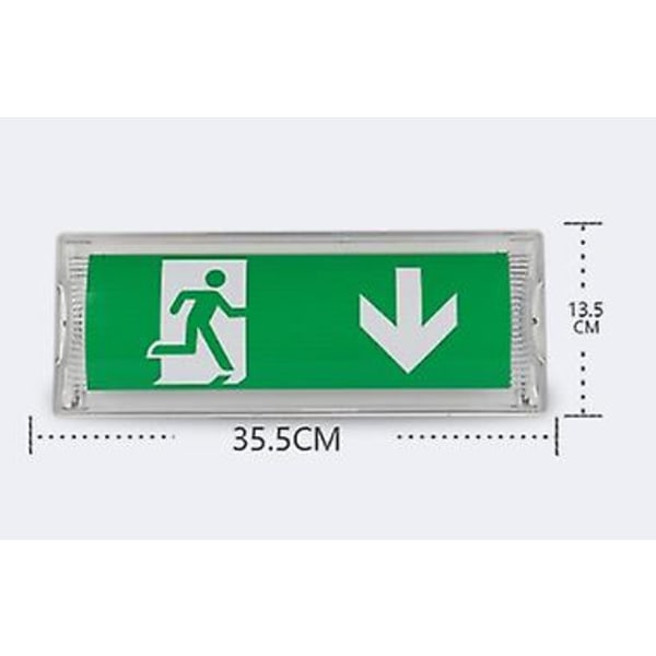 Autonomt sikkerhetsbelysningsblokk 3 timer belysning Ip65 200lm 6500k 27led