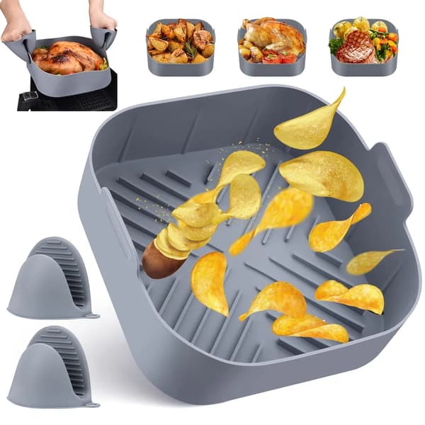 Silikonform för varmluftsfritös, Tillbehör till Airfryer