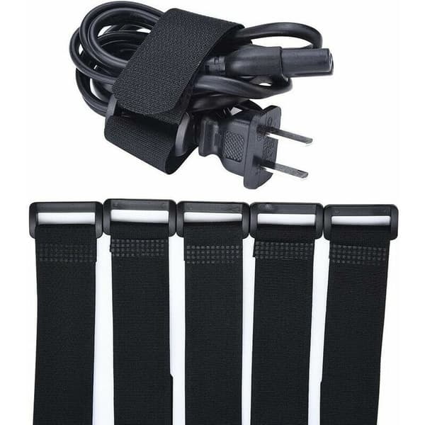 10-pack kabelbindare, justerbart anti-scratch band med plastspänne (300mm x 25mm)