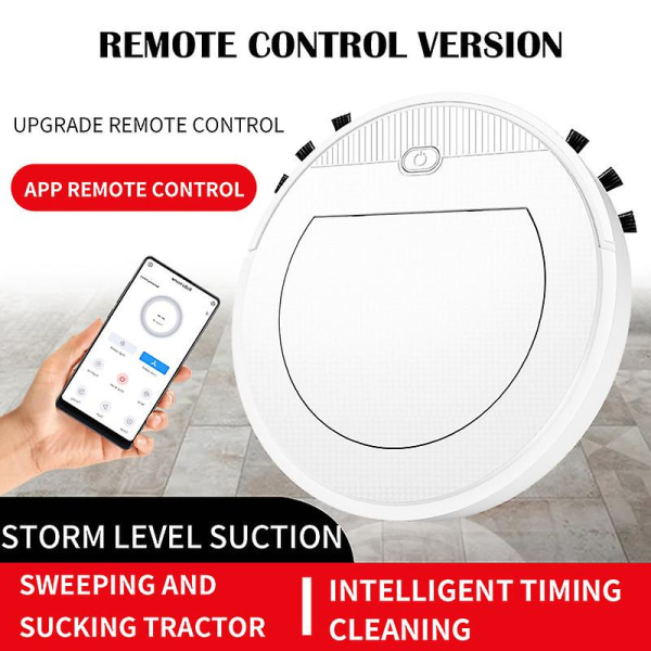 Intelligent Sweeping Robot Lazy Home Cleaning Machine APP Control Auto Vacuum Cleaner Small Appliance Gift（Vit）