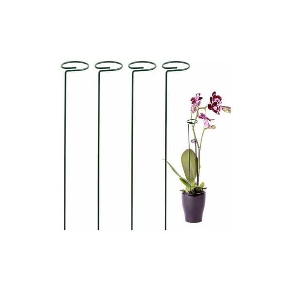 50-pack 38 cm gröna växtstöd för trädgården