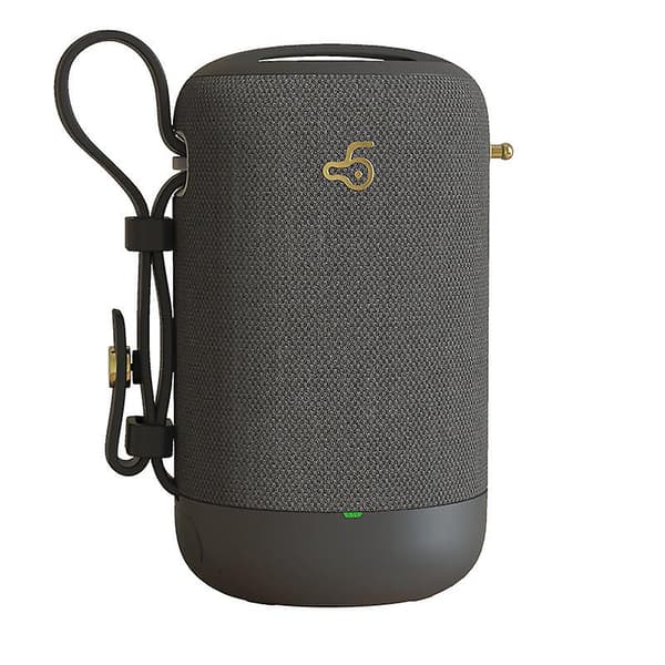 Trådlös bluetooth-högtalartelefon dator subwoofer bil (vit)