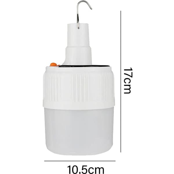 Solcellsladdad multifunktionell LED-nödlampa med USB-laddning (48 LED)