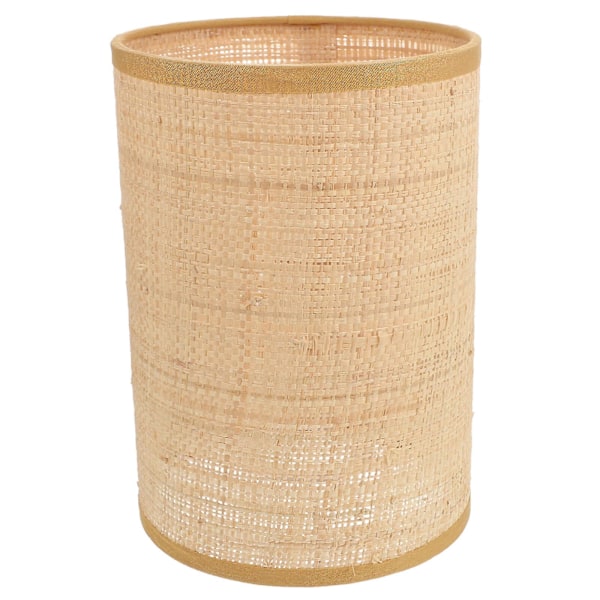 Rattan lampeskærm dekorativ indendørs lampeskærm E27/e14 gulvlampe rattan lampeskærm (20.50X14.00X14.00CM, som vist på billedet)