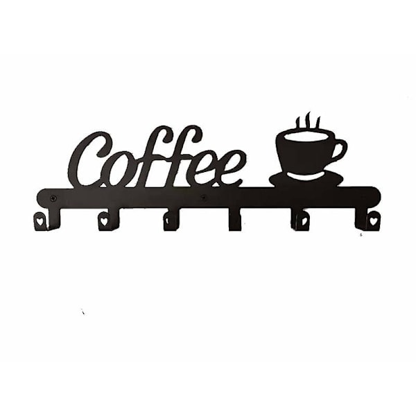 Kaffemuggställ, kaffebar dekor skylt, kaffekoppställ håller, kaffeskylt mugghållare, kaffemugg Ra