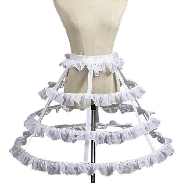 Crinoline-alushame, 2/3/4/5 vannetta naisille ja tytöille (8)
