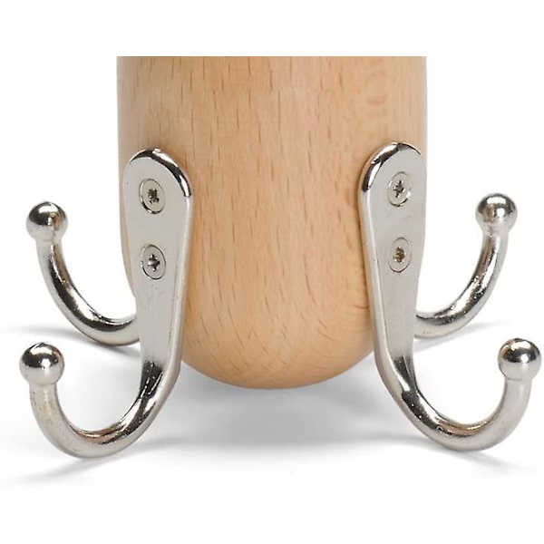 Bälte med krokar - Praktisk slipshållare för bälten, handväskor, smycken, halsdukar, halsband (ljus, mörk färg)