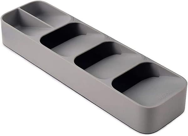 Kompakt bestickarrangör kökslådebricka
