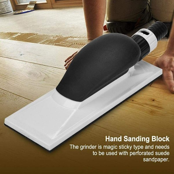 Manuell slipningssvamp med dammfri slipning, 200 x 70 mm