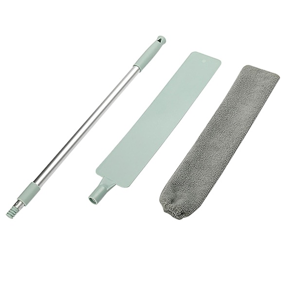 Avtagbar och tvättbar teleskopisk dammsamlare mikrofiber rengöringsborste（A）