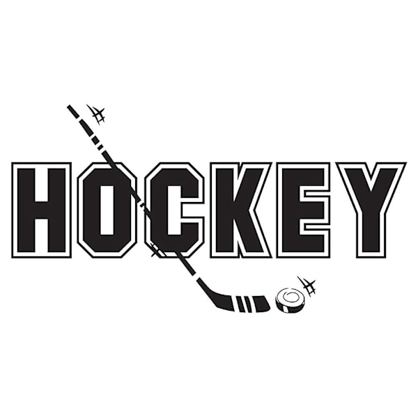1 st hockey väggdekal