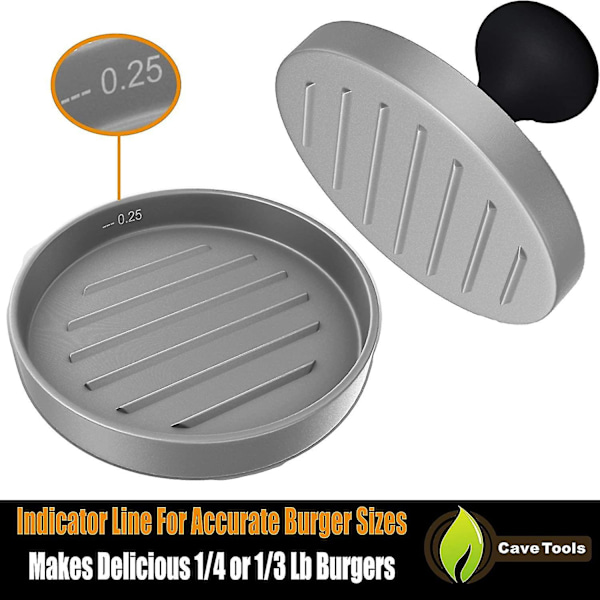 Cave Tools Burgerpress - Perfekt formad hamburgermaskin