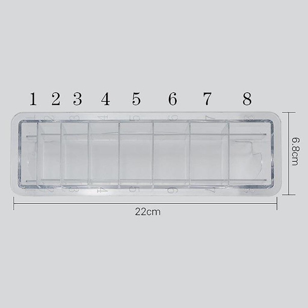 Guide Comb Organizer Base Container För Hårklippare Limit Comb Frisörsalong